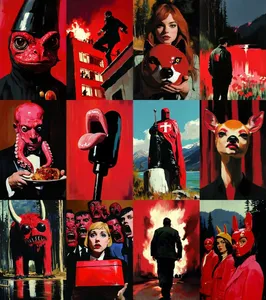 Vivid Surrealism with Dark Undertones - Пример 1