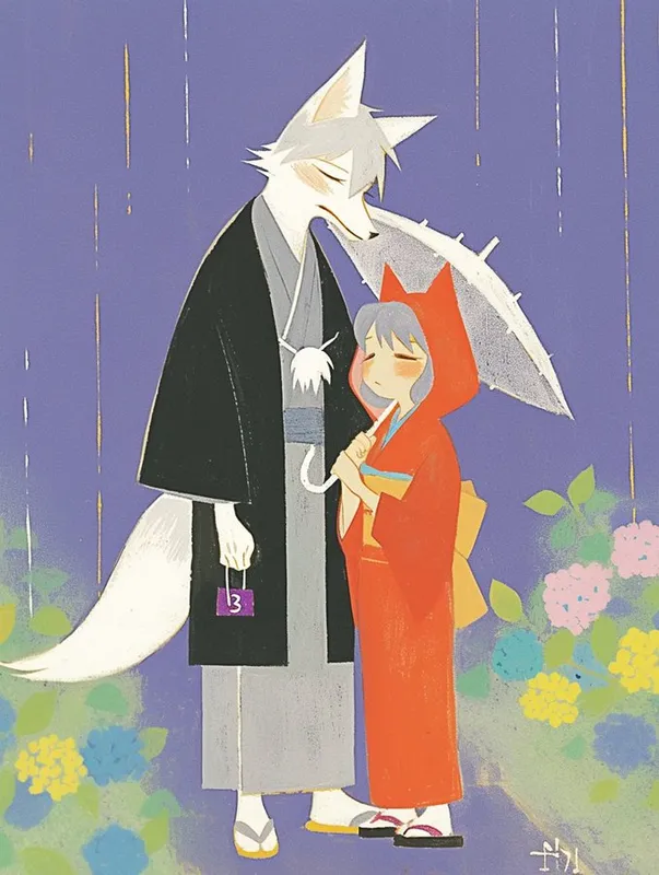 Whimsical Yokai Encounter - Пример 2