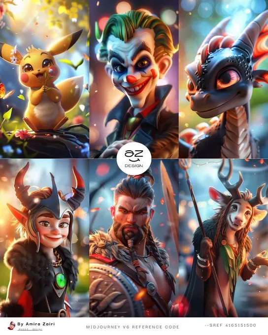 Vivid Fantasy Characters - Пример 1