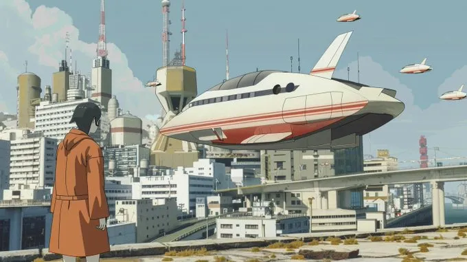 Futuristic Anime Trio - Пример 4