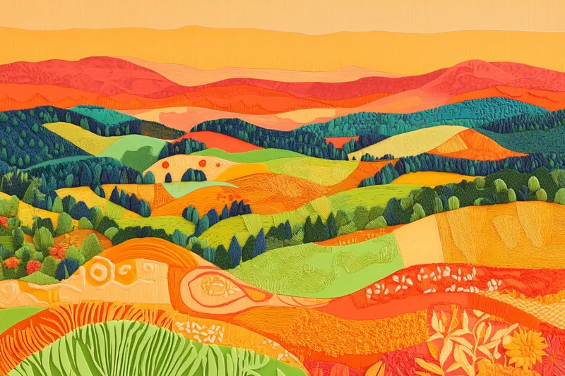 Silhouette on Vibrant Background - Пример 2