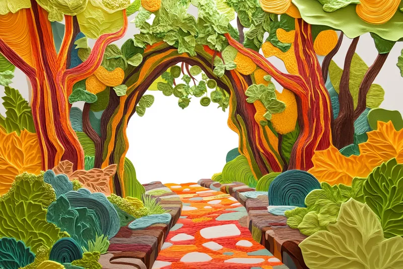 Silhouette on Vibrant Background - Пример 3