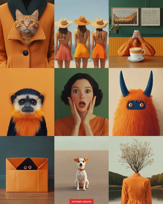 Orange Contrast - Пример 1