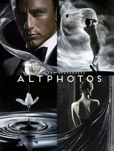 Monochrome Surrealism with Abstract Elements - Пример 4