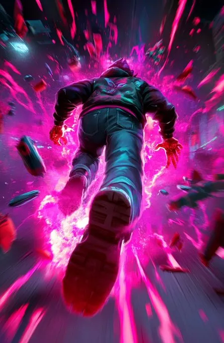 Neon Cyber-Fantasy Aesthetic - Пример 3