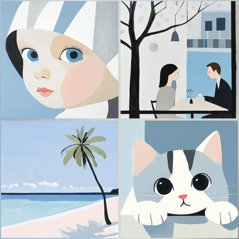 Minimalist Whimsical Serenity - Пример 1