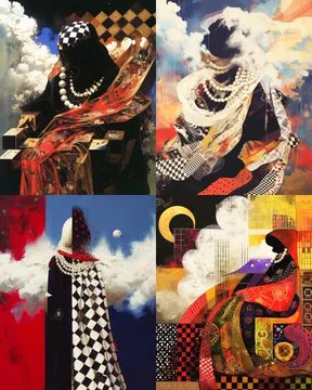 Avant-garde Abstract Collage - Пример 1