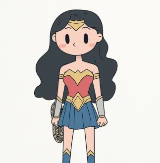 Kids Comic Style Illustration - Пример 4