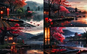 Serene Autumn Landscapes - Пример 1