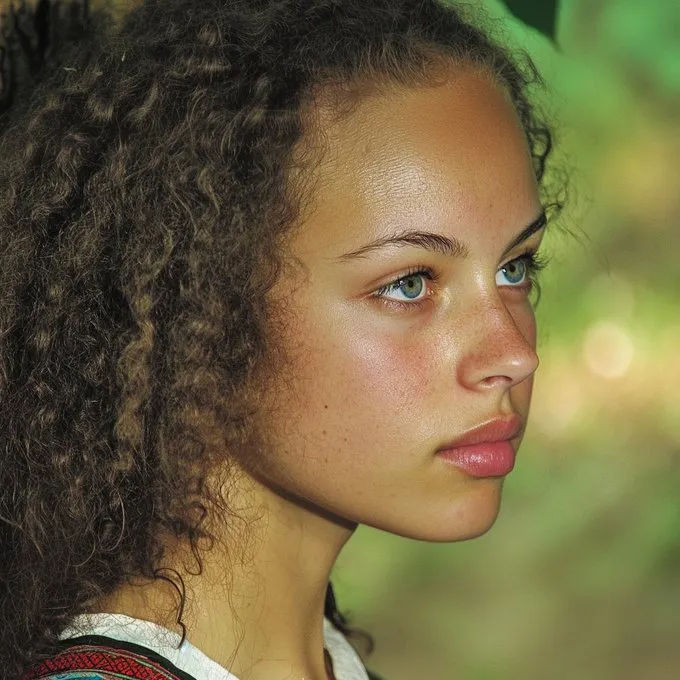 Realistic Portrait in Natural Light - Пример 2