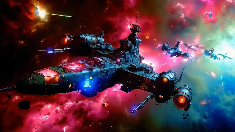 Vibrant Cosmic Sci-Fi - Пример 2