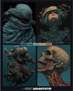 Surreal Anatomical Imagery - Пример 1