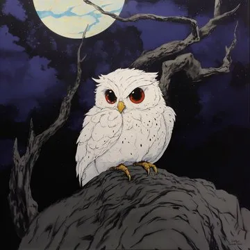 Whimsical Nocturnal Scene - Пример 1