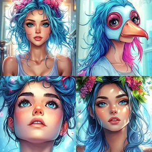 Vibrant Watercolor Fashion Illustration - Пример 4