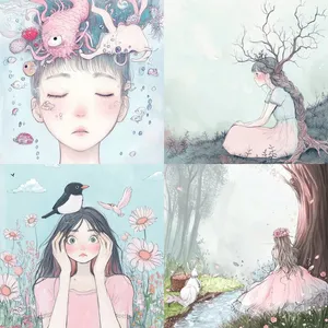 Ethereal Pastel Dreamscape - Пример 4
