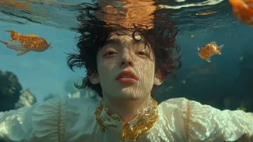 Ethereal Underwater Portrait - Пример 1