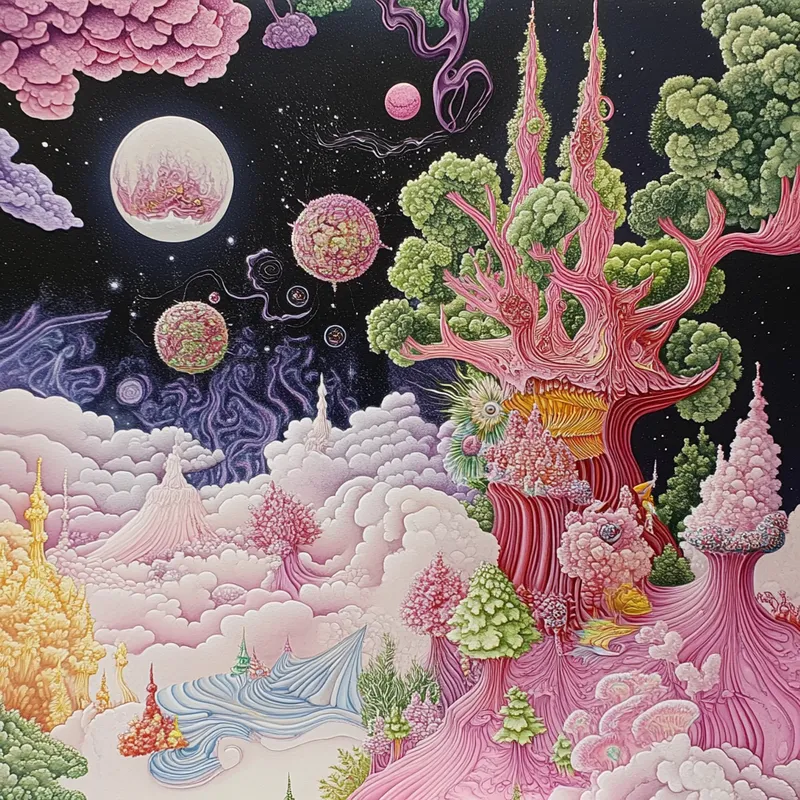 Surreal Pastel Fantasy - Пример 1