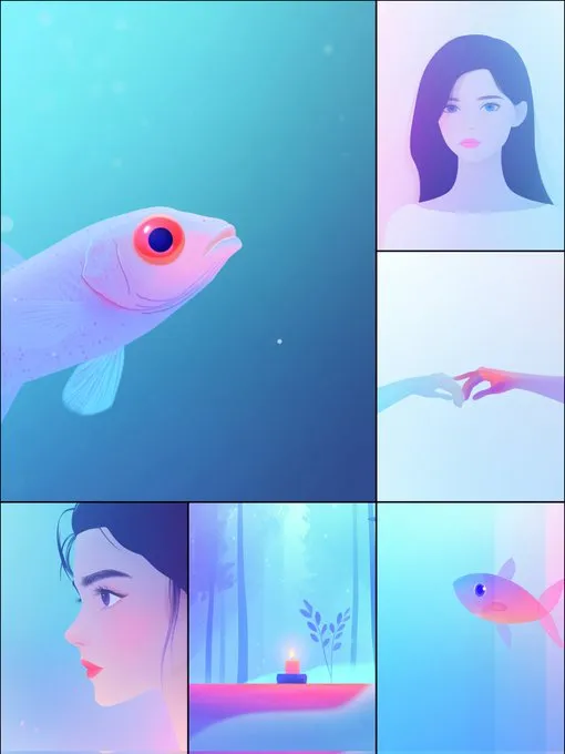 Dreamy Pastel Reverie - Пример 1