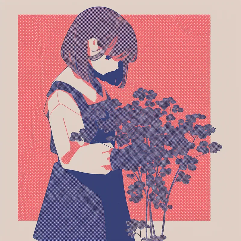 Retro Monochrome Manga - Пример 1