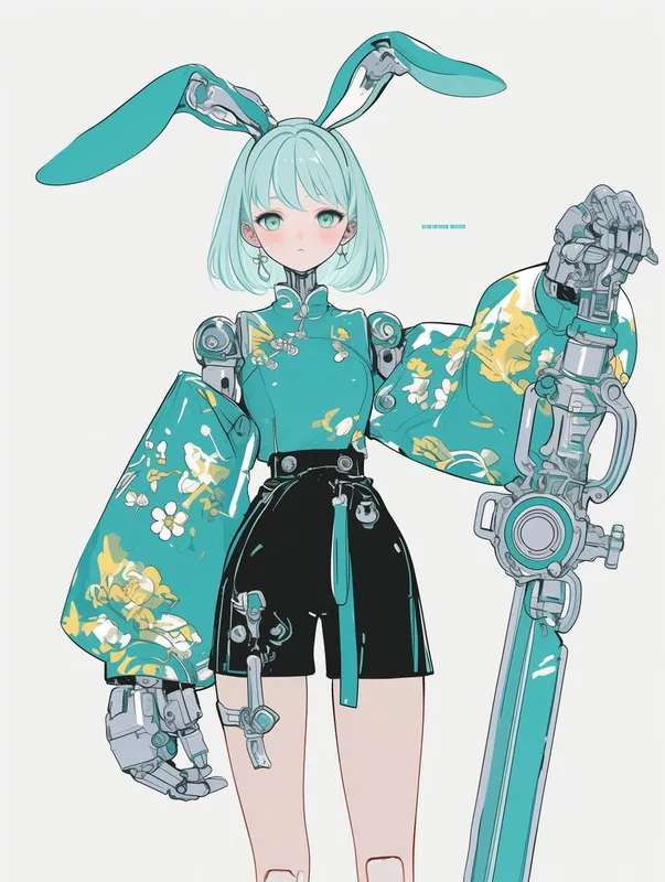 Futuristic Anime Aesthetic - Пример 2