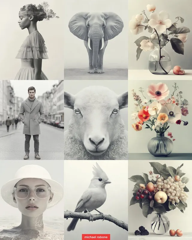 Ethereal Double Exposure - Пример 2