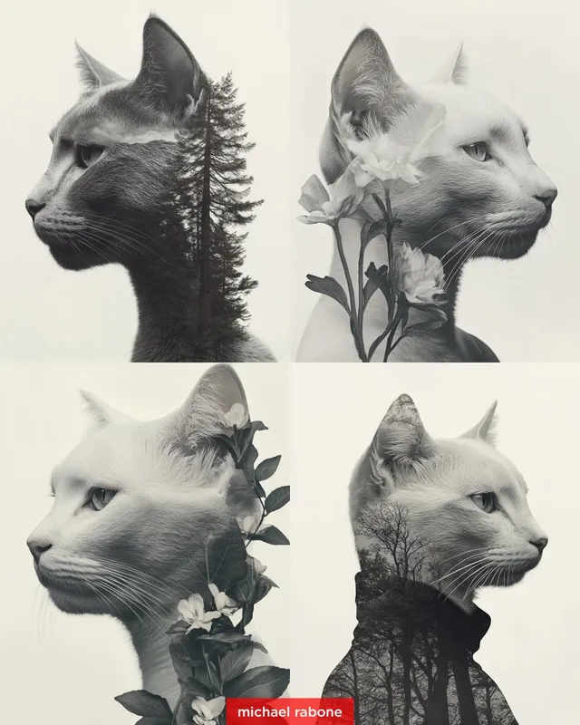 Ethereal Double Exposure - Пример 3