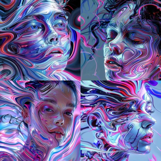 Fluid Chrome Elegance - Пример 4