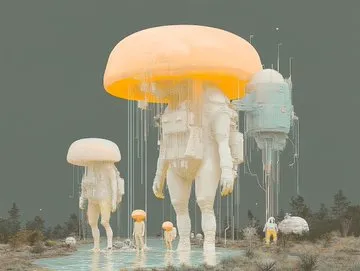 Surreal Celestial Dreamscape - Пример 3