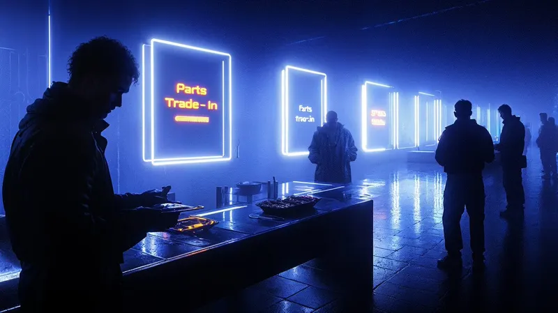 Neon Noir Marketplace - Пример 2