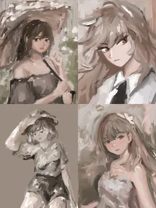 Soft Impressionistic Portraits - Пример 1