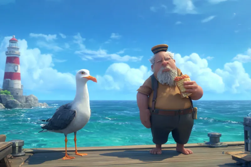 Pixar 3D Animation - Пример 4