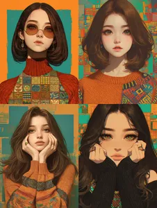 Vibrant Ethereal Portraits - Пример 1