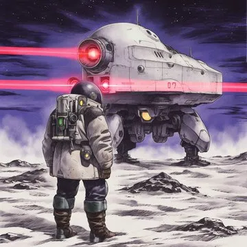 Nostalgic Sci-Fi Encounter - Пример 4