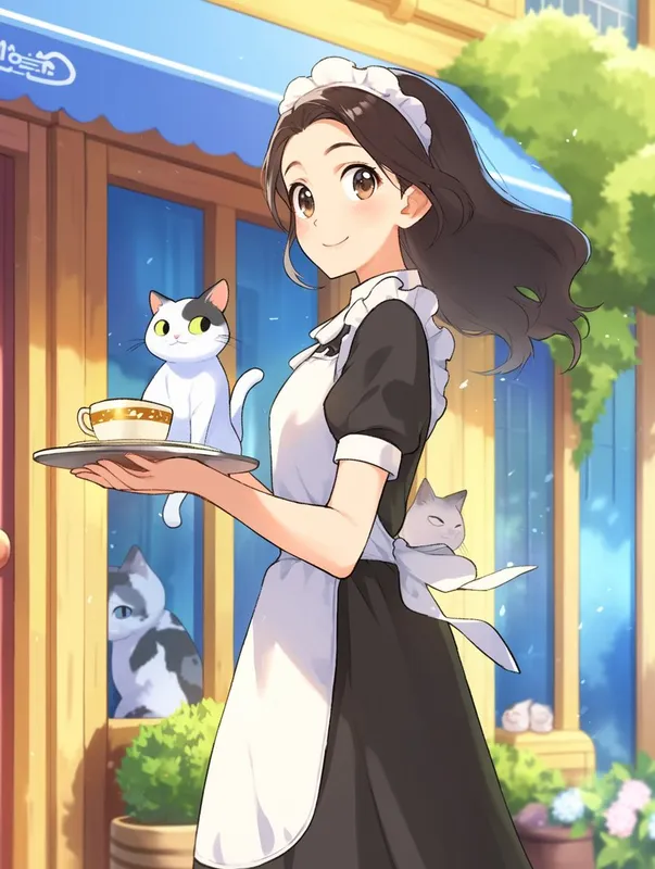 Charming Anime Maid Cafe - Пример 2