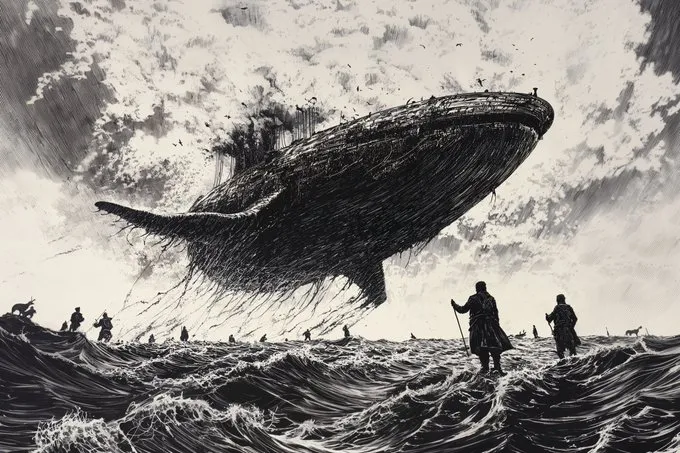 Surreal Dystopian Contrast - Пример 4