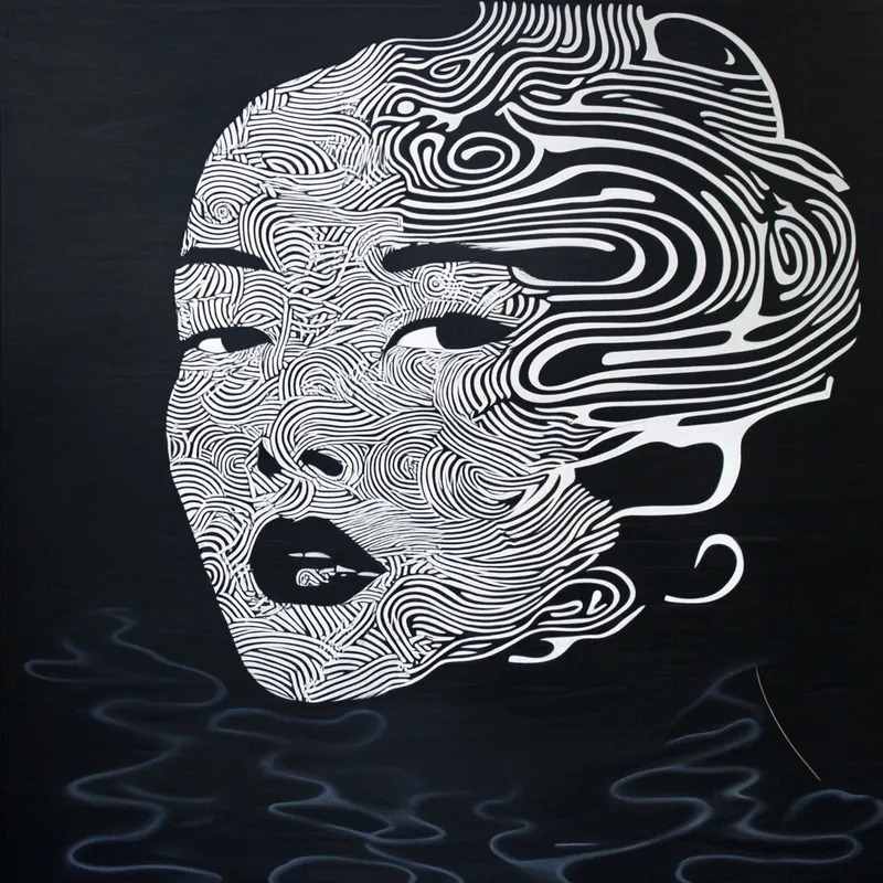 Monochrome Abstract Expression - Пример 4