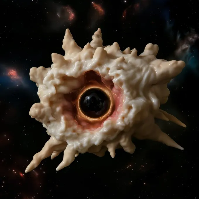 Cosmic Surrealism in Ceramic - Пример 2