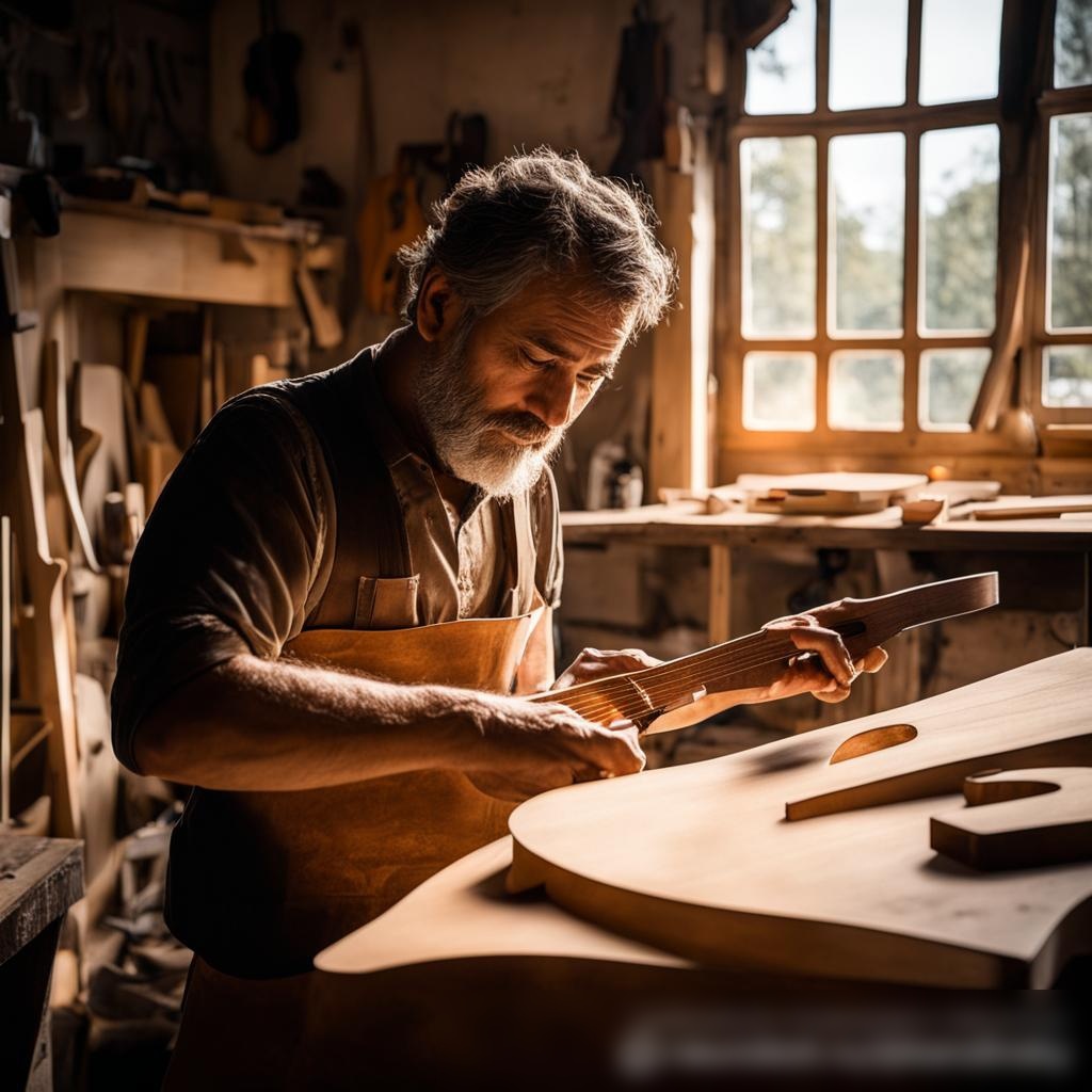 Рабочая мастерская лютнера, где создается классическая гитара - Пример 3