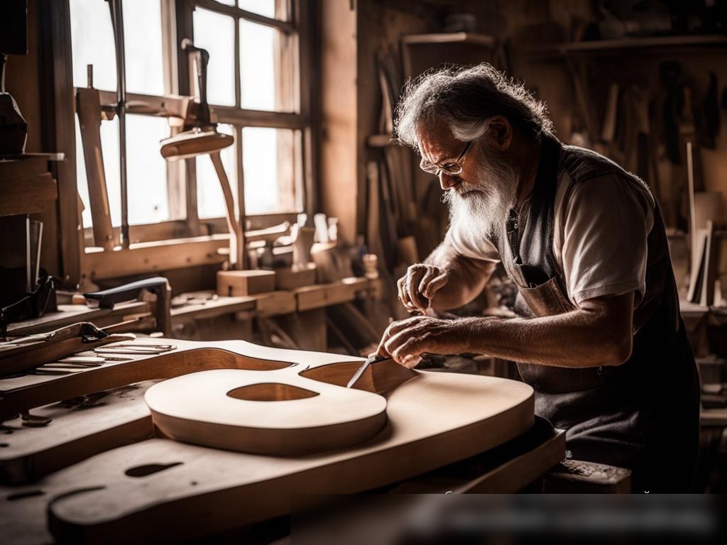 Рабочая мастерская лютнера, где создается классическая гитара - Пример 4