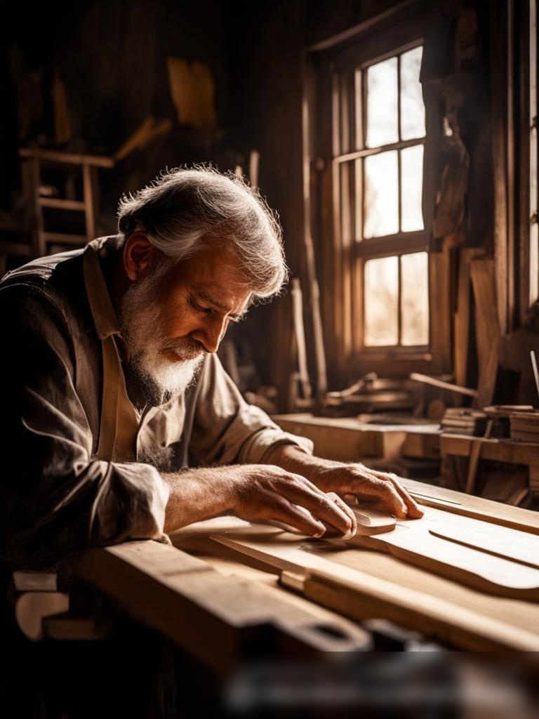 Рабочая мастерская лютнера, где создается классическая гитара - Пример 5