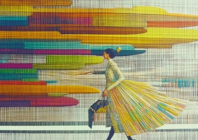 Surreal Chromatic Forest - Пример 3