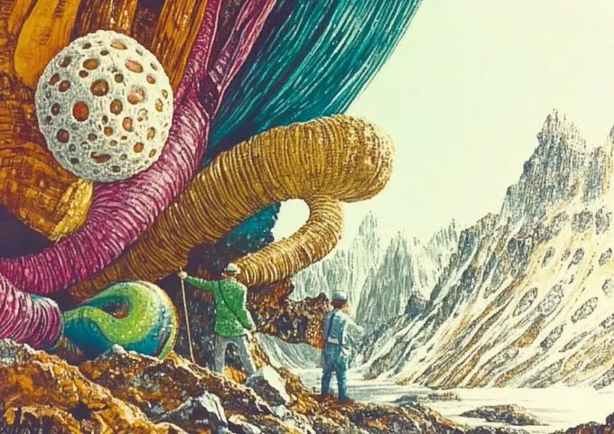 Surreal Chromatic Forest - Пример 4