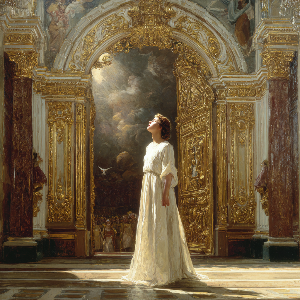 девушка 18лет поет в хоре - Пример 3