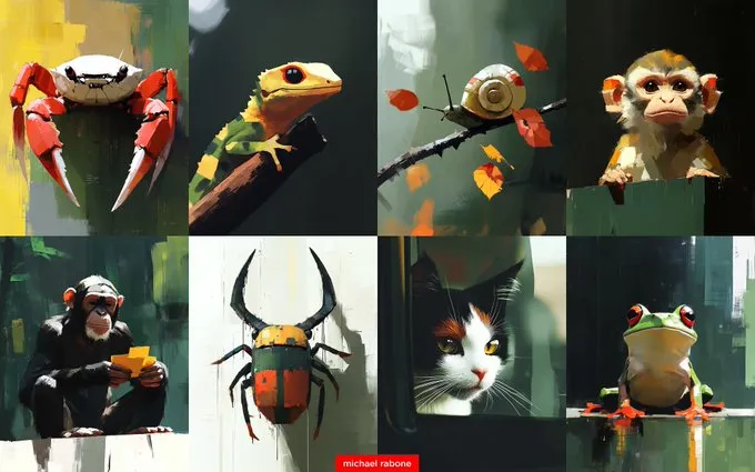 Dynamic Brushstroke Aesthetic - Пример 3