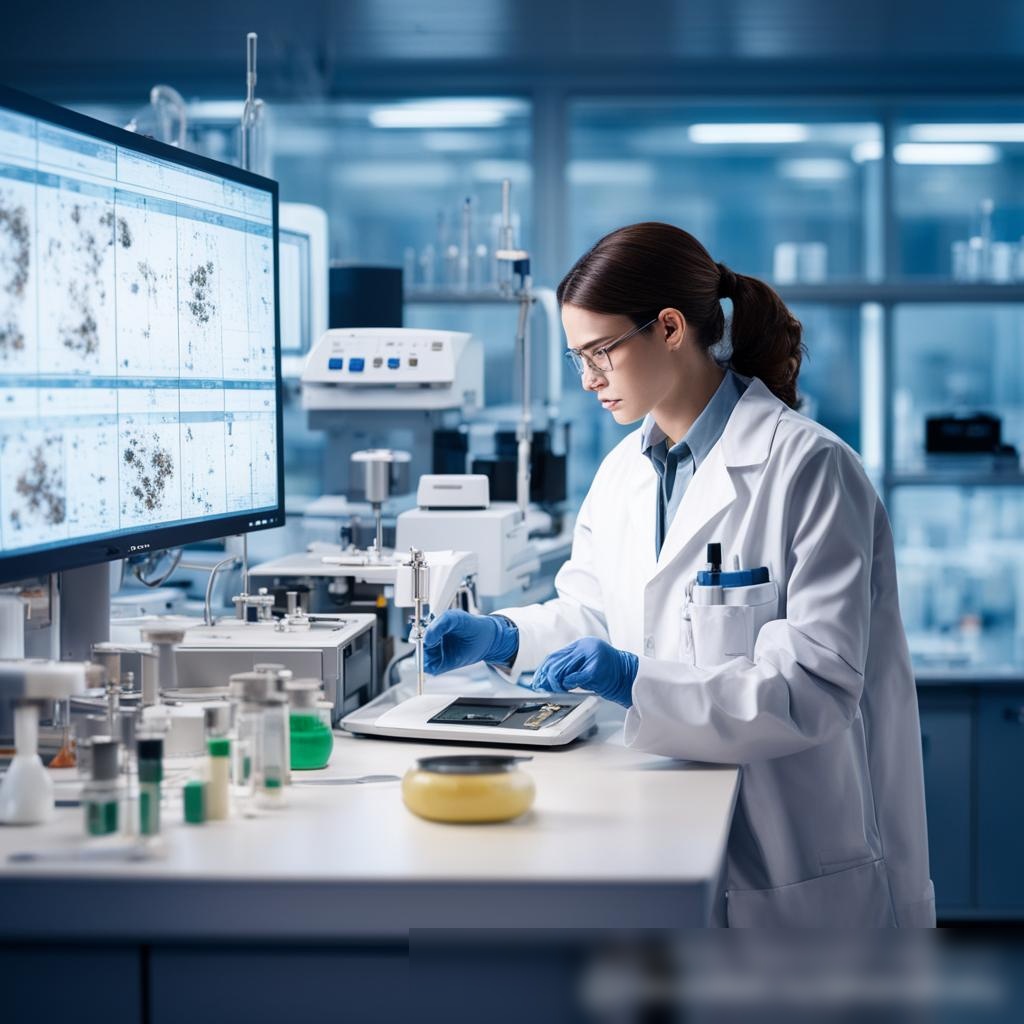 Фото-реалистичное изображение лаборатории ветеринарной токсикологии - Пример 3