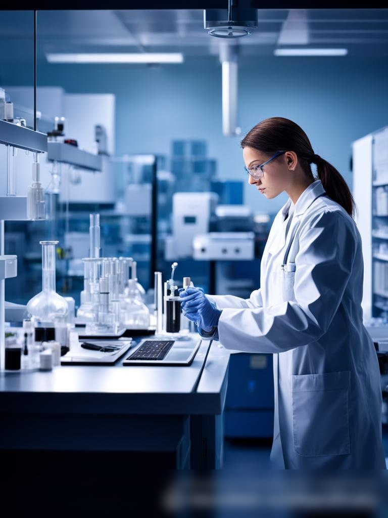 Фото-реалистичное изображение лаборатории ветеринарной токсикологии - Пример 5