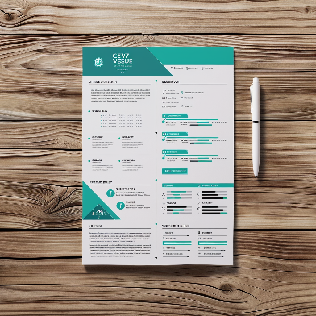 Промпт макета профессионального резюме - Пример 1