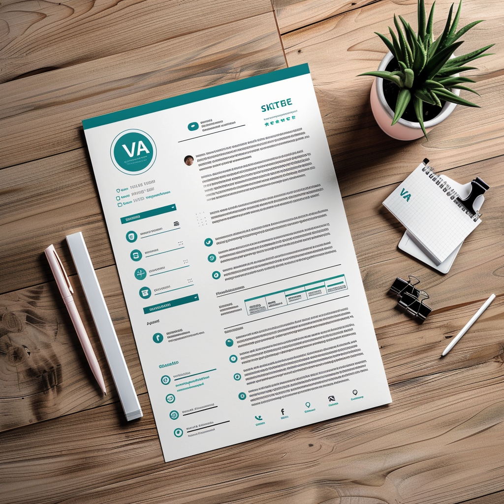 Промпт макета профессионального резюме - Пример 4