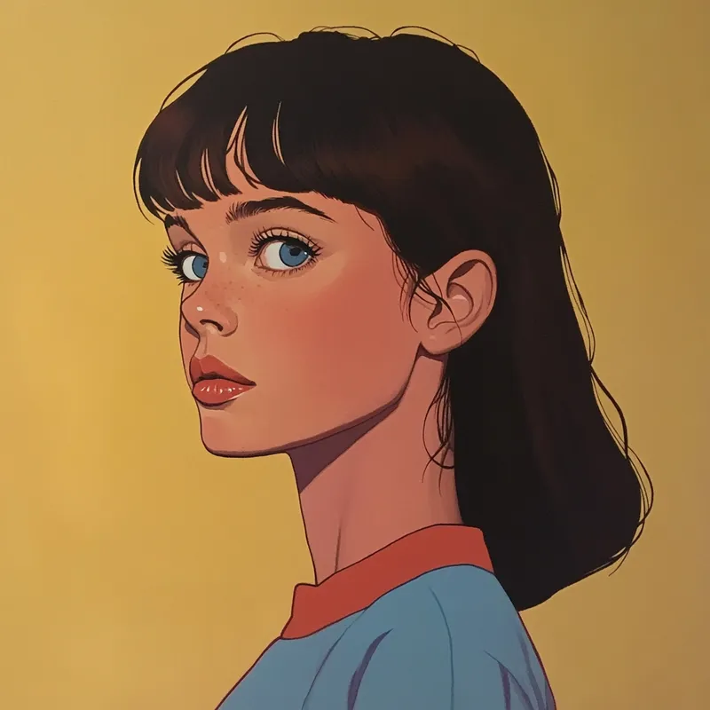 Vibrant Sunset Animal Portraits - Пример 3