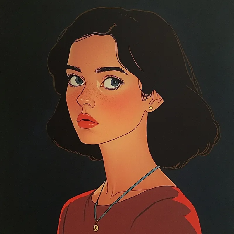 Vibrant Sunset Animal Portraits - Пример 4